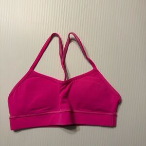 lululemon athletica Bright Hot Pink Strappy Sports Bra